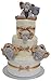 Stunning 3 Tier Luxury Elephant Themed Unisex New Baby Nappy Cake Baby Shower Gift - with FAST & FREE UK Delivery!