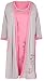 Happy Mama Women's Maternity Hospital Gown Robe Nightie Set Labour & Birth. 773p (Pink, UK 14, L)