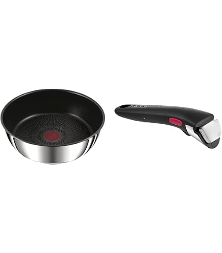 Ingenio Excellence Ceramic,Revêtement céramique,poêles 24 cm et 28cm poignée amovible,Induction | POELES A FRIRE