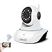 Price comparison product image Wireless IP Camera, UOKOO 720P WiFi Security Surveillance Camera System Pan/Tilt with 2-Way Audio, Night Vision, Motion Email Alert, Baby Video Monitor C25