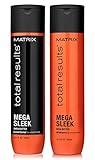 Matrix Total Results Mega Sleek Shea Butter Set - Shampoo 300ml + Conditioner 300ml