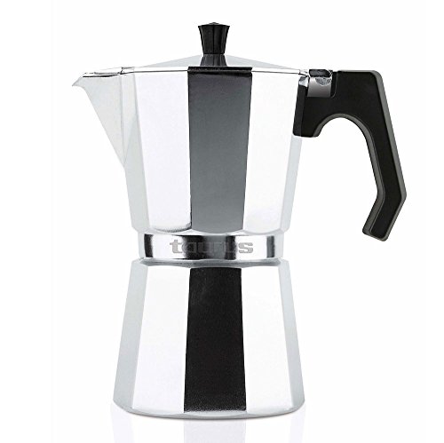 Taurus Italica Italienischer Kaffeekocher, Aluminium, ergonomischer Griff, Sicherheitsventil, für Gas / Elektro / Ceranfeld Capacidad 9 tazas silber Taurus Italica Italienischer Kaffeekocher, Aluminium, ergonomischer Griff, Sicherheitsventil, für Gas / Elektro / Ceranfeld Capacidad 9 tazas silber Bilder