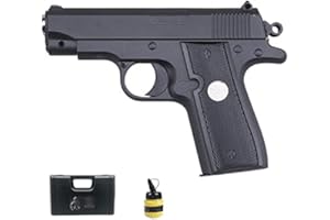 ECOMMUR Pistola Galaxy G2 Metallo (Molla) | Pistola Airsoft (sfere di plastica 6mm) + valigetta in PVC + caricatore (Potenza: 0,33 joule)