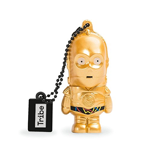 Llave USB 8 GB C3PO - Memoria Flash Drive 2.0 Original Star Wars, Tribe FD007406