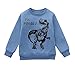 Produktbild Yanhoo Kinderkleidung, Kindermode Baby Jungen Dinosaurier Brief Print Pullover Tops Herbst Winter Warme Langarm Pulli Sweatshirt Langarmshirt Oberteile Skate Park 2~7Jahre