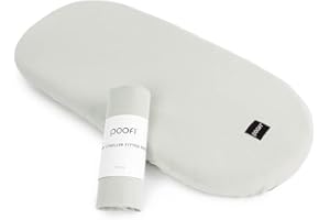 ‎POOFI Poofi Spannbettlaken für Kinderwagen Stubenwagen | Kinderbettlaken | 100% Bio-Baumwolle | Natürliche Weich und Atmungsaktiv Bettlaken | Größe 35x75 cm | Farbe Light Grey