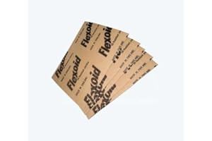 UPTOHIGH FLEXOID Gasket Paper, 1.6mm Thick - 5 x A4 Sheets - Oil & Water Resistant