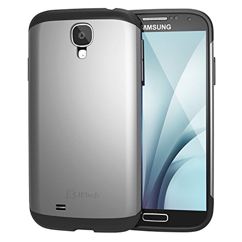 JETech - Funda para Samsung Galaxy S4  Carcasa Protectora  Plata