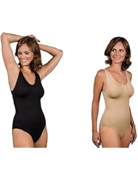 PerfectFit Body, Form-Body im 2-er Pack, Schwarz/Beige oder Schwarz/Weiß, Gr. S-XXL Shapewear, aus der TV-Werbung