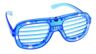 Preisvergleich Produktbild 300350 LED Party Brille Stripes mit Licht, 1 Stück