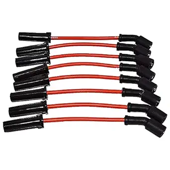 A-Team Performance Silicone Spark Plug Wires Compatible with GMC Chevy Car 8