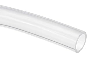 sourcing map Tuyau en silicone de 25 mm de diamètre intérieur x 31 mm de diamètre extérieur de 1 m, pour transfert de pompe transparent