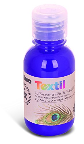 permanente Textilfarbe,125 ml, für Kinder geeignet, Flasche mit Dosierverschluss, Airbrush / Spray -fähig (violett) - 2