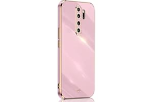 SEAHAI Funda para Xiaomi Redmi Note 8 Pro, Galvanoplastia de Diseño de Phnom Penh Elegante Delgada a Prueba de Golpes TPU de Goma Suave Carcasa de Silicona Colorida, Púrpura