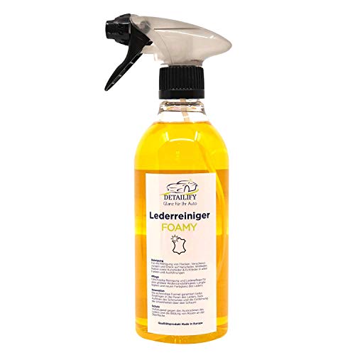 Preisvergleich Produktbild Detailify Lederreiniger Foamy Auto Sitze Lederpflege Leder reinigen