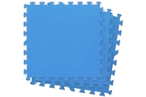 Bestway Pool-Bodenschutzfliesen Set 9 Stück á 50 x 50 cm, blau