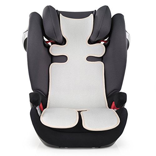 Atmungsaktive Universal Sommer-Sitzeinlage / Sitzauflage für Auto-Kindersitze und Babyschalen | verringert Schwitzen Ihres Kindes – kühlt durch Luftzirkulation | ideale Alternative zum Sommerbezug | PREMIUM QUALITÄT - 3