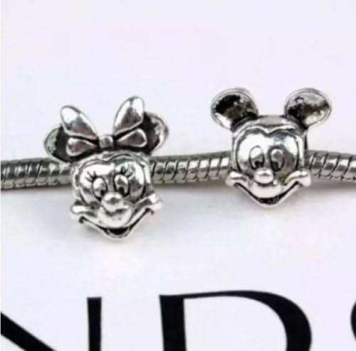 Mickey + Minnie Charm for bracelets Lowest Price