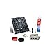 Produktbild PuntoEnergia Italia Solar-Set für Barca 50 W, 12 V, Pro Panel, flexibel, Regler, KBAR-50P