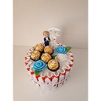 Geschenk zur Kommunion / Konfirmation, Kinderschokolade Torte für Junge