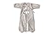 Baby Boum Unisex Baby 70cm Long 3-in-1 Sleeping Bag and Jumpsuit with Removable Sleeves with Cute Smurf Appliqué Warm Grey 0-9 Months