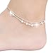 Produktbild westeng Barefoot Beach Foot Kette Knöchel weiblich Pentagramm-Armband Knöchel Sandale Schmuck
