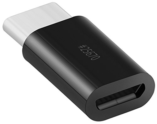2x mumbi Adapter USB 3.1 Typ C (Stecker) auf Micro USB (Buchse) in schwarz - 2