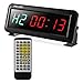 Produktbild PELLOR Fitness Timer 1,5 Zoll Digitalanzeige Intervall Timer Multifunktionale Workout Gym Timer Wanduhr mit IR-Fernbedienung für Crossfit, Tabata, EMOM, MMA