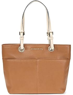 Michael Kors Damen Bedford Top Zip Pocket Leather Tote Henkeltaschen, 35x27x13 cm