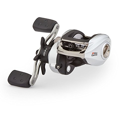 Abu Garcia Silver Max 3 - Carrete para diestros, negro/plata, 26