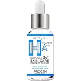 PROCSIN Hyaluronic Acid Serum, Intensive Moisturizer & Skin Plumper, Anti Wrinkle & Skin Barrier Strengthener, 2
