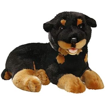 peluche chien rottweiler