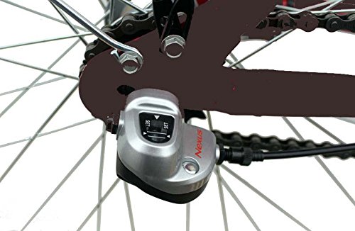 Citybike 26′ Zoll 3-Gang Nabenschaltung STVZO Nabendynamo Rücktritt RH 46 cm schwarz weiß - 3