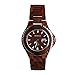 Price comparison product image Wooden Wrist Watch, iHee BEWELL ZS-100BG Lightweight Retro Wooden Men Quartz Watch with Luminous Hands and 30M Water Resistance (Red Rosewood)