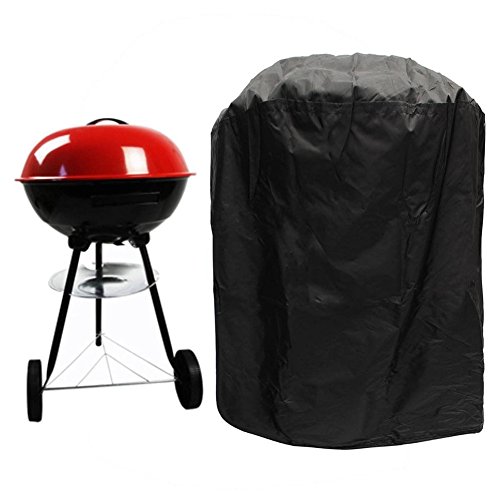 Kugelgrill Abdeckung abdeckhaube, wasserdichte Abdeckung Haube Grill Schutzhülle 58*77cm schwarz mit einer Nylontasche