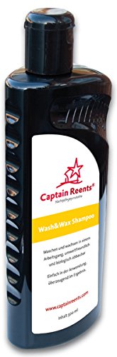 Preisvergleich Produktbild Wash and Wax Shampoo / 500ml Waschwax mit Lotus Effekt / Auch als Autoshampoo & Caravan Reiniger Geeignet / 100% Biologisch abbaubarer Wasch und Wax