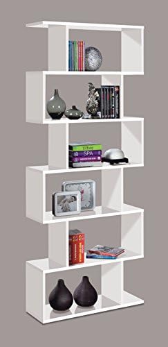 Ziggy White Gloss Bookcase Room Divider