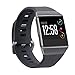 Produktbild Altsommer für Fitbit Ionic Armband mSilikon Sportarmband Uhrenarmband Health & Fitness Smartwatch mit Edelstahl Schnalle justierbares Ersatz Sport Bügel Armband für Damen Herren (Grau)