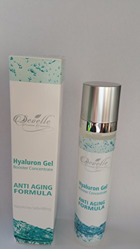 Hyaluronsäure Gel | Hochdosiertes niedrigmolekulares und hochmolekulares Hyaluron Konzentrat – Premium Kosmetik – Made in Germany – 50 ml. |Hyaluron Gel | Hyaluronic Anti Aging Serum | Vegan | Tag und Nacht Pflege-Konzentrat - 3