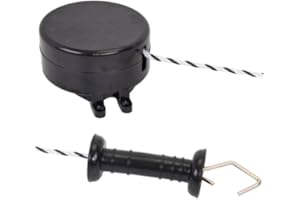 Fritz Göbel FlexGate Tor mit 5,0 m langem Seil in Schwarz für Fußball