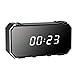 Produktbild FRUZAZ 4K High-Definition-Sglas-Spiegel-Alarmtuhr WiFi Network Concealed Infrared Night Vision Extended Memory 128G Camera (Alarm Clock + Spiegel + Kamera),Black