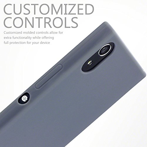 Sony Xperia XA1 Funda Protectiva de Silicona Gel TPU estrecha - Gris s lido acabado mate Sony Xperia XA1 Funda Protectiva de Silicona Gel TPU estrecha - Gris s lido acabado mate