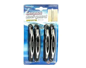 Shomex Compact Black Car Door Guard (Set of 4) for All Cars (Black)