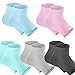 Produktbild BIEE 5 Paare (zufällige Farbe) Feuchtigkeitsspendende Gel-Fersensocken Offene Zehensocken Für Trockene Harte Cracked Heels