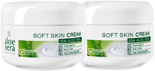 1a LR 20031 Aloe Vera SOFT SKIN CREAM - zarte Hautcreme --- 2x 100ml