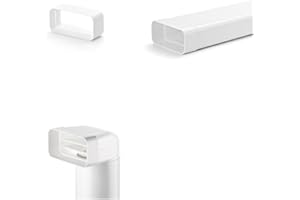 COMPAIR Naber Flow 125 Flachkanal Set- 1, weiß