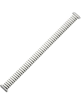 MARBURGER Uhrenarmband 10mm Edelstahl Silber - Edelstahl - Inkl. Zubehör - Ersatzarmband, Schließe Silber - 80801440020