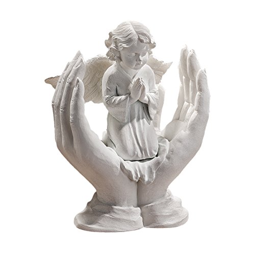 Design Toscano Gebete eines Engels, Figur aus kunstharzgebundenem Marmor