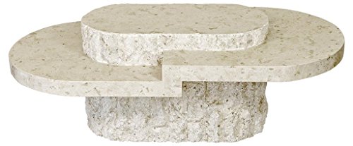 Birma Coffee Table with Fine Mactan Stone Base