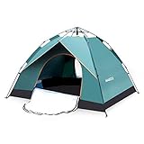 zelt 2-3 personen test 【HOCHWERTIGE MATERIALIEN】190T Polyester, Außenzeltstoff: PU-Beschichtung wasserabweisend Polyester, Nähte Druckbehandlung. Innenzeltstoff: atmungsaktives Polyester + feinmaschiges Garn. Der untere Stoff 210D Oxford Tuch, Nähte Druckverarbeitung.